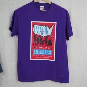 Imagine: Living in a Socialist USA T Shirt for Frances Goldin Edited Book